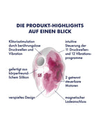 SATISFYER CLOUD DANCER LUCHTDRUK ROOD
