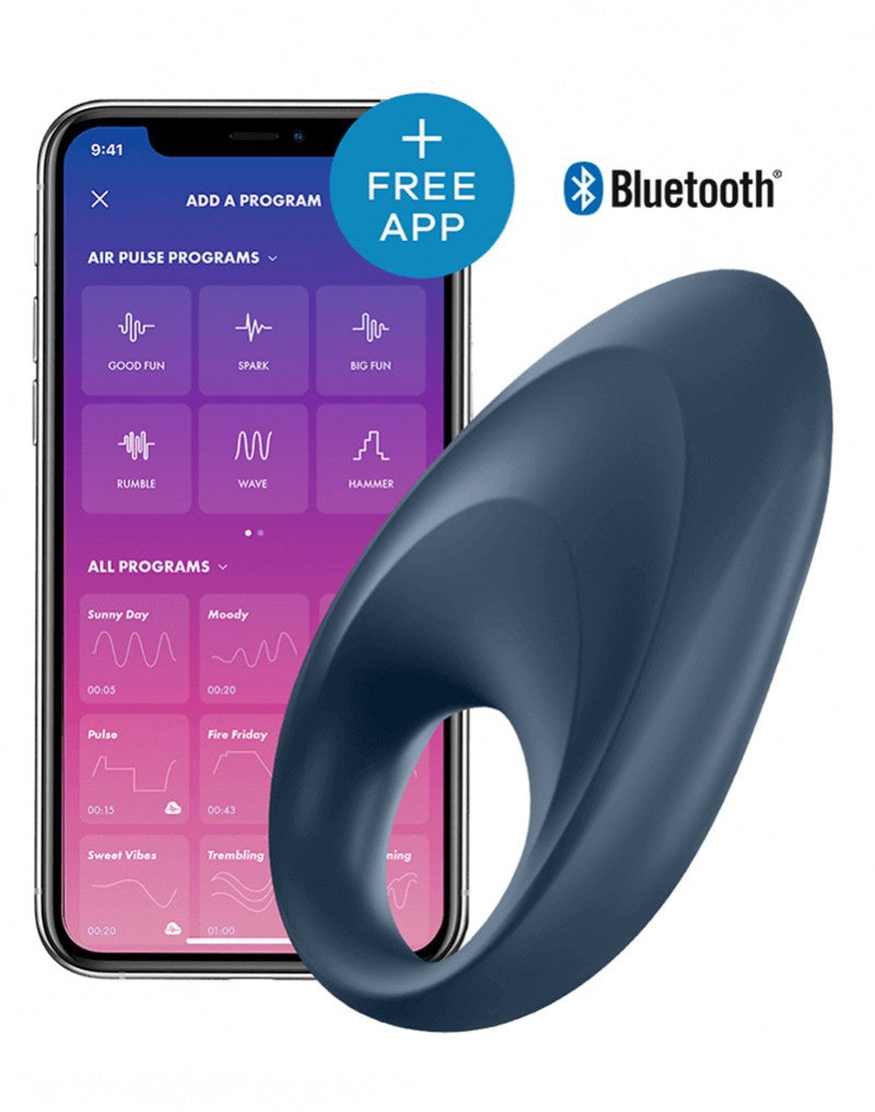 SATISFYER COCK RING MIGHTY ONE INCL. BLUETOOTH AND APP
