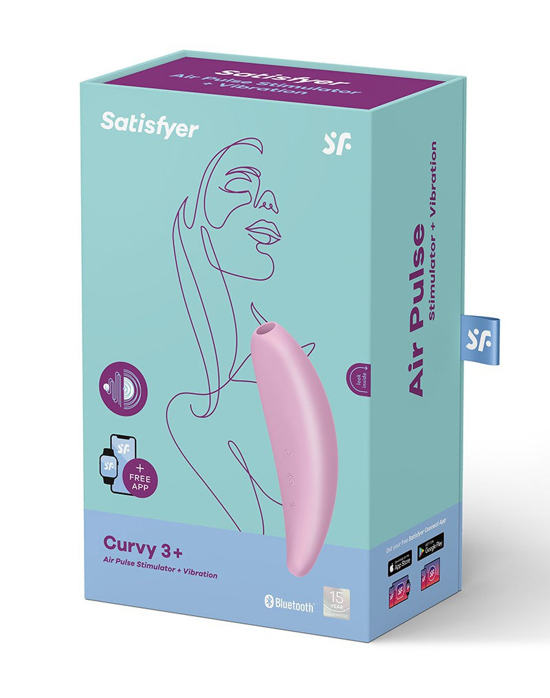 SATISFYER CURVY 3+ PINK / INCL. BLUETOOTH AND APP