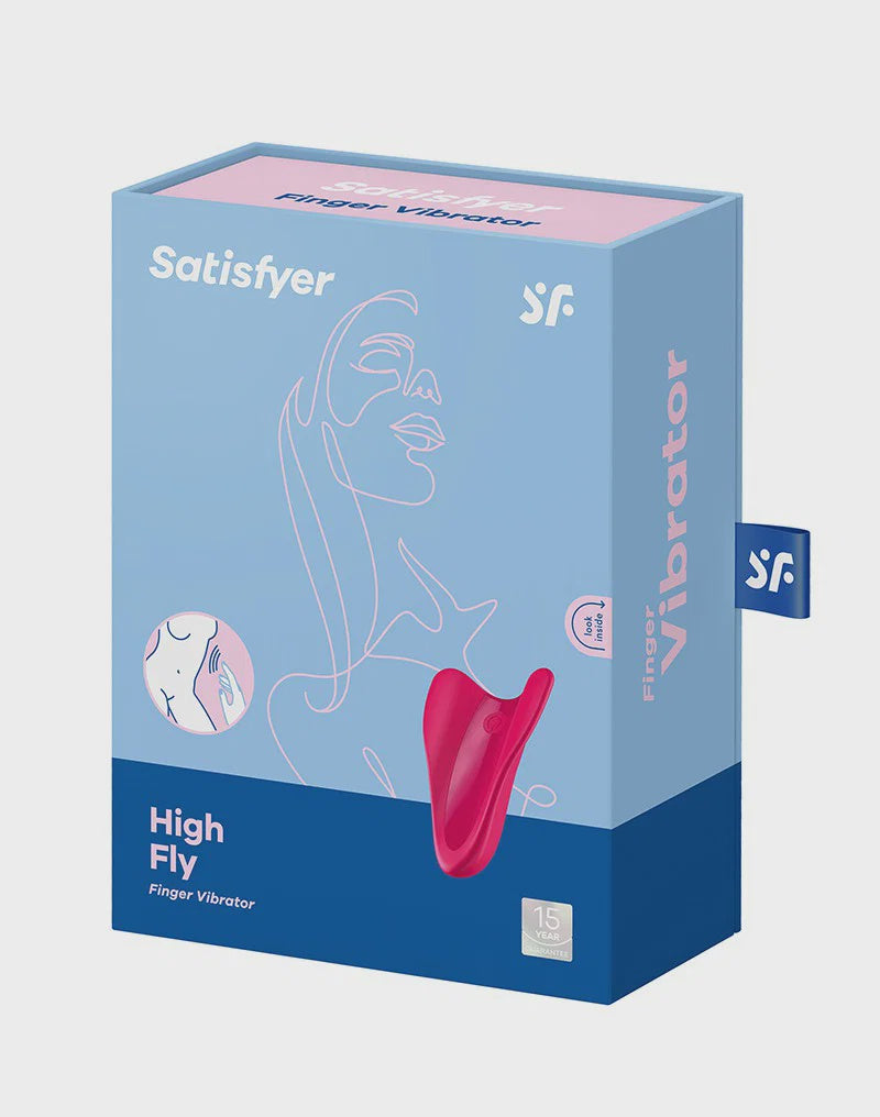 Satisfyer High Fly VingerVibrator - Red
