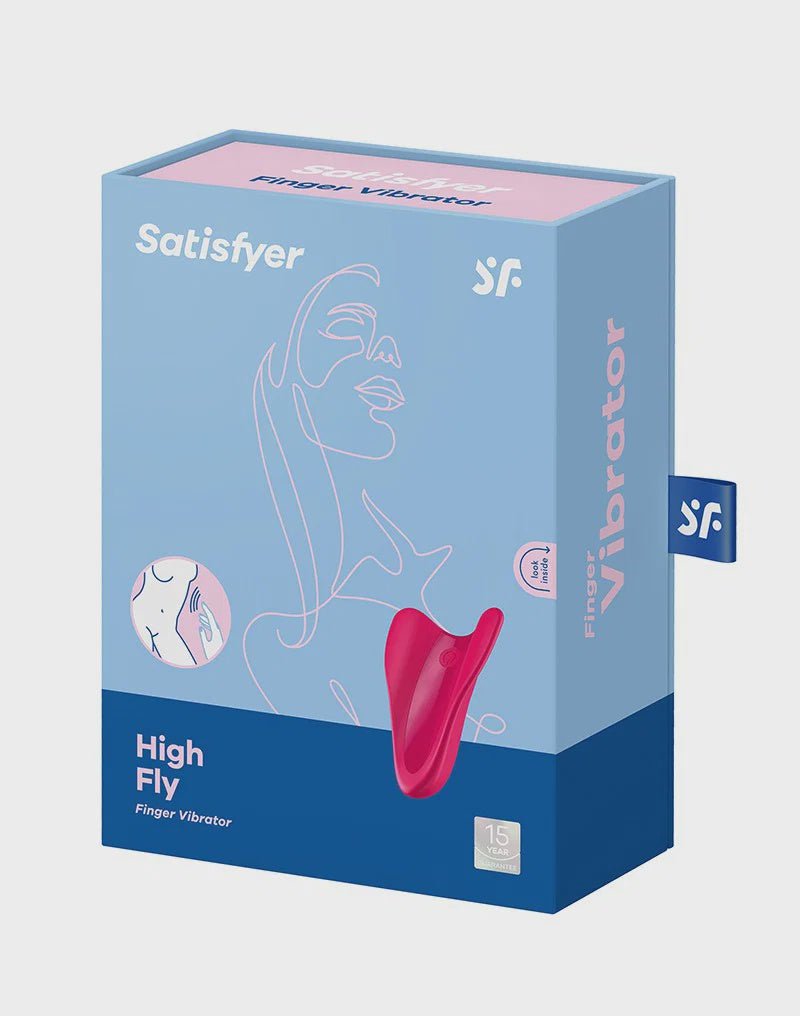 Satisfyer High Fly VingerVibrator - Red