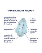 SATISFYER MISSION CONTROL LUCHTDRUK BLAUW