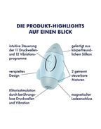 SATISFYER MISSION CONTROL LUCHTDRUK BLAUW