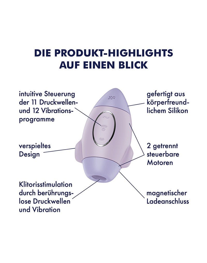 SATISFYER MISSION CONTROL LUCHTDRUK PAARS