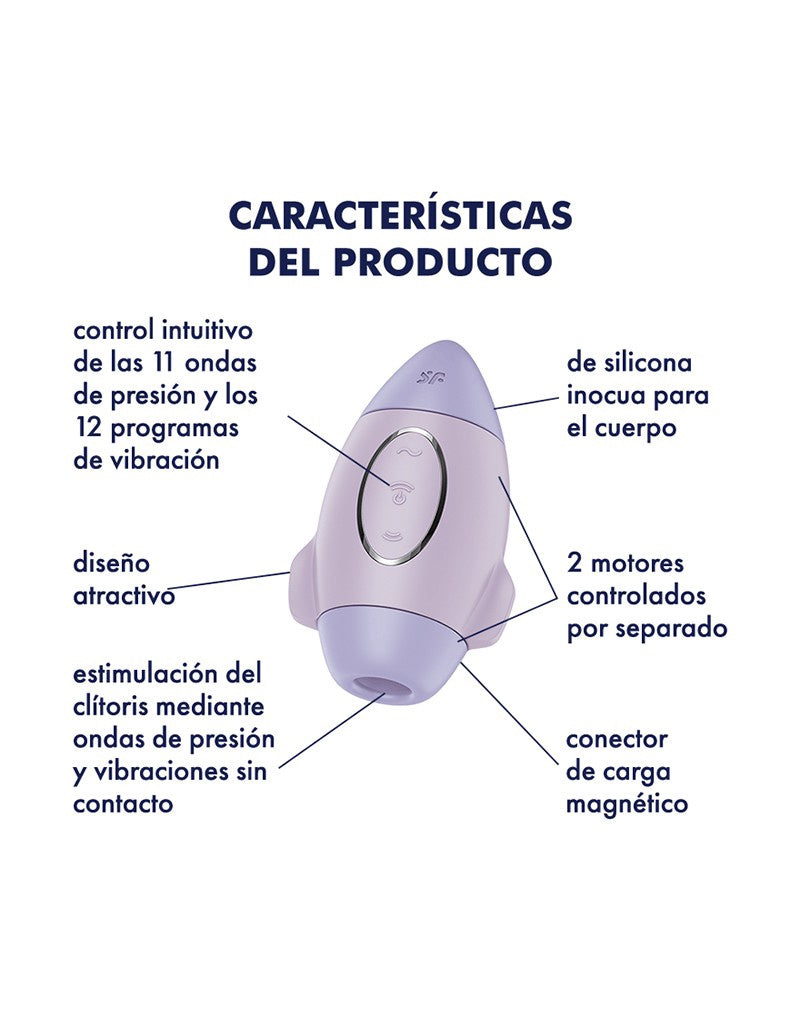 SATISFYER MISSION CONTROL LUCHTDRUK PAARS