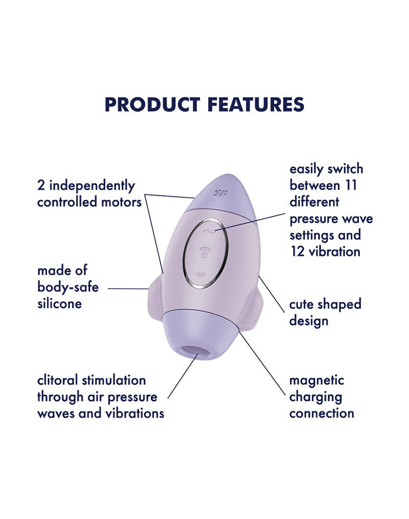 SATISFYER MISSION CONTROL LUCHTDRUK PAARS