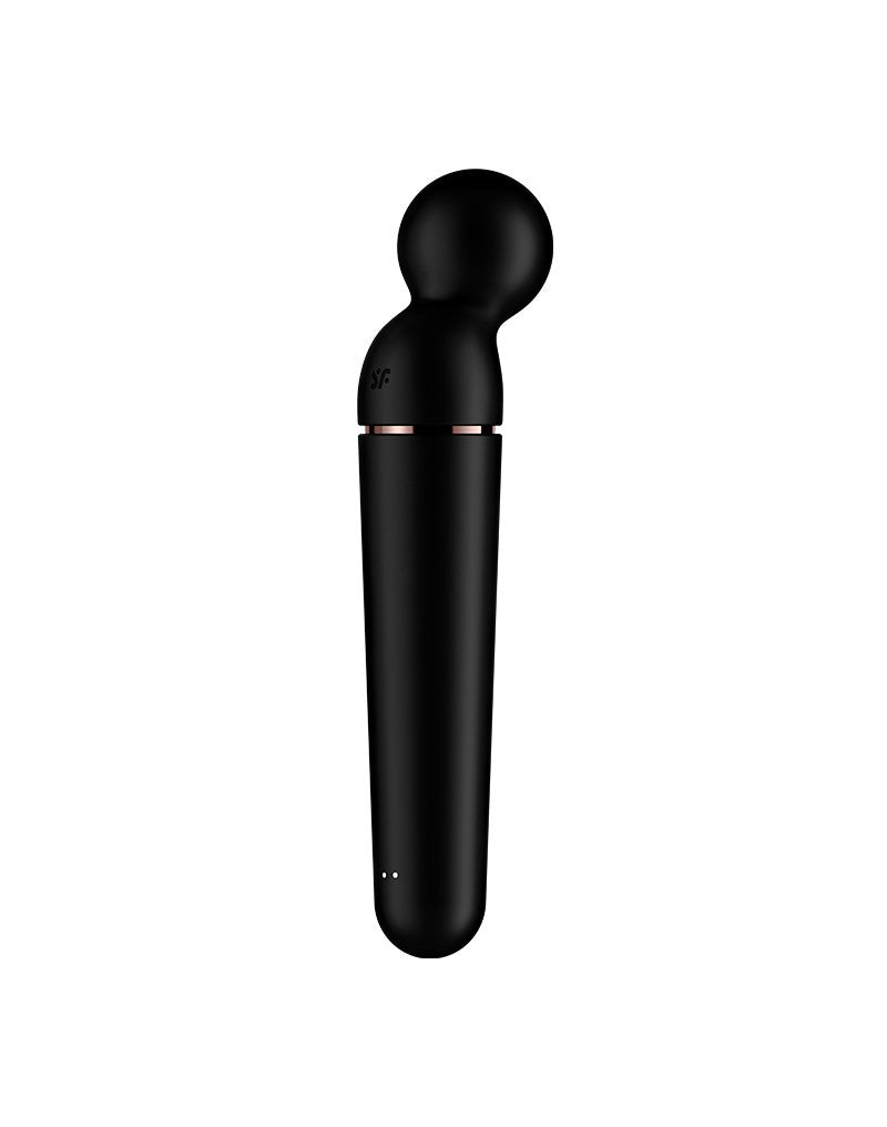 SATISFYER PLANET WAND VIBRATOR ZWART & GOUD