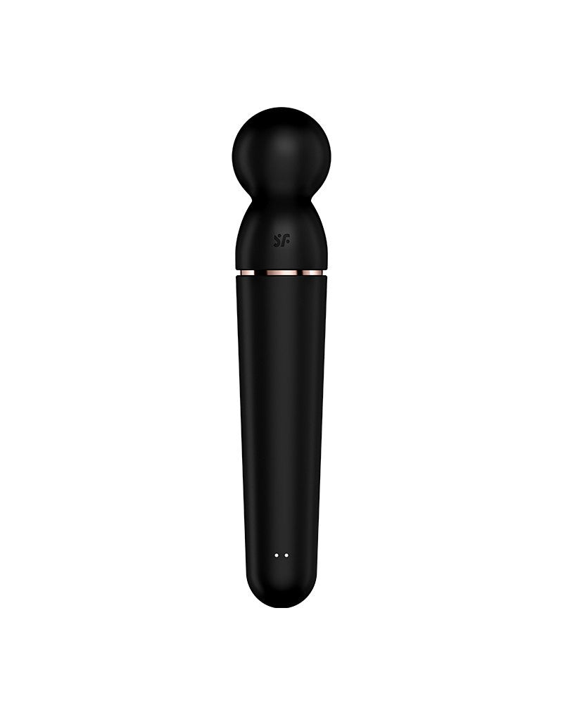 SATISFYER PLANET WAND VIBRATOR ZWART & GOUD
