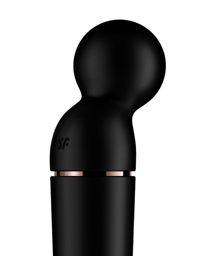 SATISFYER PLANET WAND VIBRATOR ZWART & GOUD