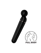 SATISFYER PLANET WAND VIBRATOR ZWART & GOUD