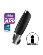 SATISFYER POWER MASTURBATOR (MET APP)