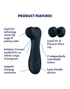 SATISFYER PRO 2 GENERATION 3 (MET APP CONTROL) ZWART
