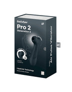 SATISFYER PRO 2 GENERATION 3 LUCHTDRUK VIBRATOR ZWART