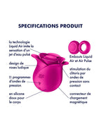 SATISFYER - PRO 2 MODERN BLOSSOM LUCHTDRUK VIBRATOR ROZE