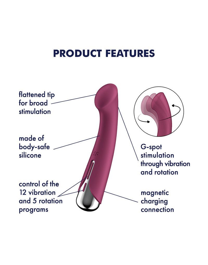 Satisfyer - Spinning G-Spot 1 - G-Spot Vibrator - Red