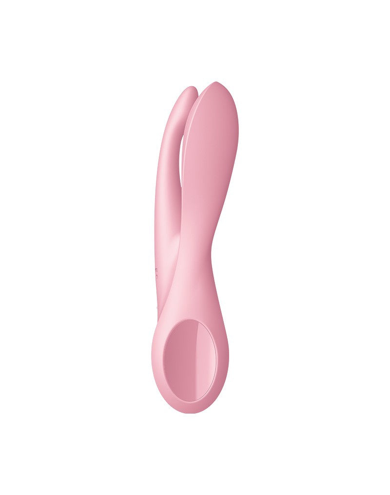 SATISFYER - THREESOME 1 - MULTI VIBRATOR - ROZE