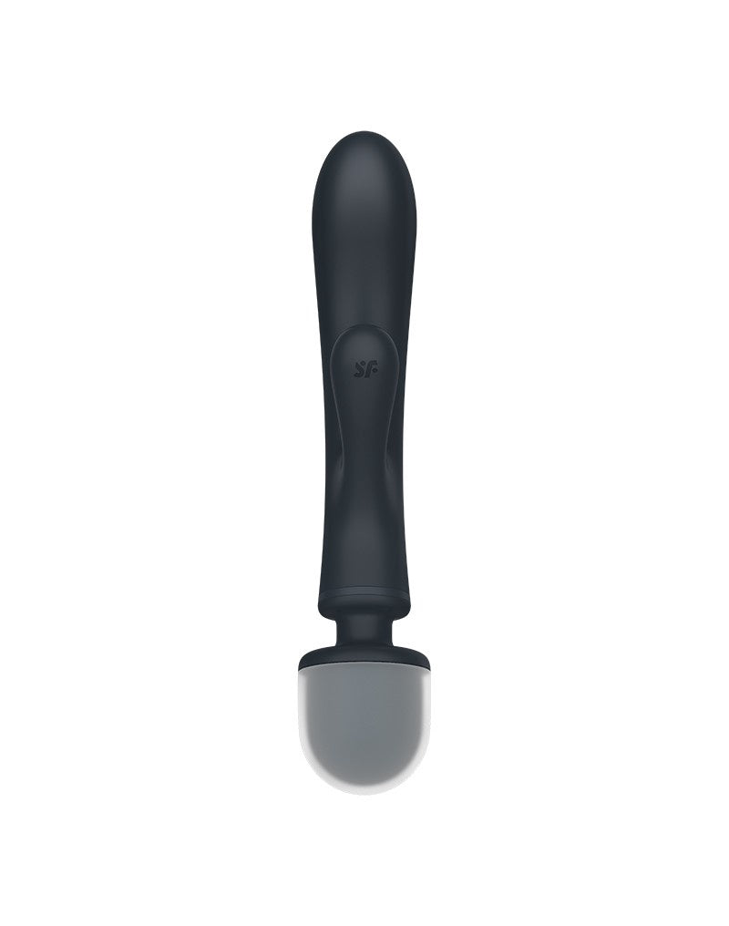 SATISFYER TRIPLE LOVER WAND AND RABBIT VIBRATOR