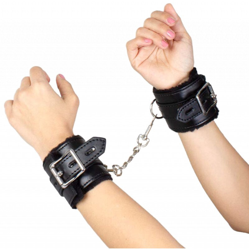 SECRETPLAY 100% FETISH | Secretplay Black Bondage Handcuffs  Bdsm Collection