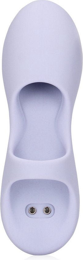 Siliconen Vinger Vibrator Lavendel