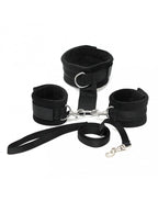 SOFT BONDAGE HALSBAND MET HANDBOEIEN