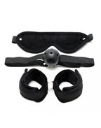SOFT BONDAGE SET MET KLITTENBAND (3-DELIG)