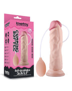 SOFT EJACULATION COCK 21 CM SQUIRTING DILDO NUDE