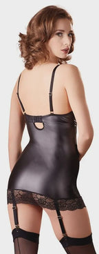 Spannende Lingerie Jurk met Veterstrik Motief