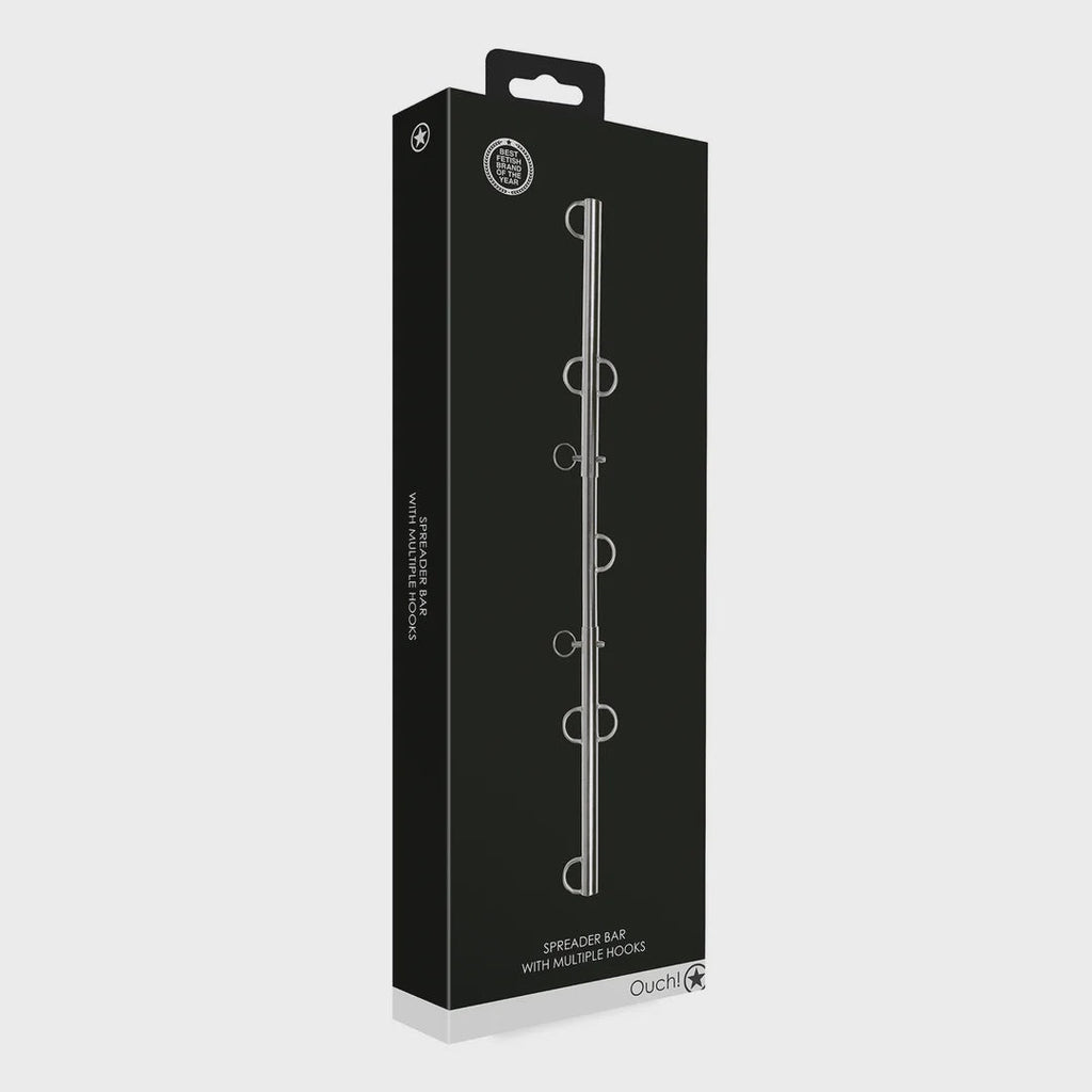 Spreader Bar with Multiple Hooks - Silver