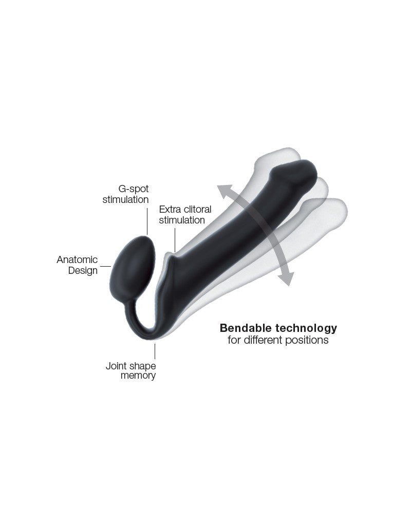 STRAP-ON-ME DILDO BLACK L