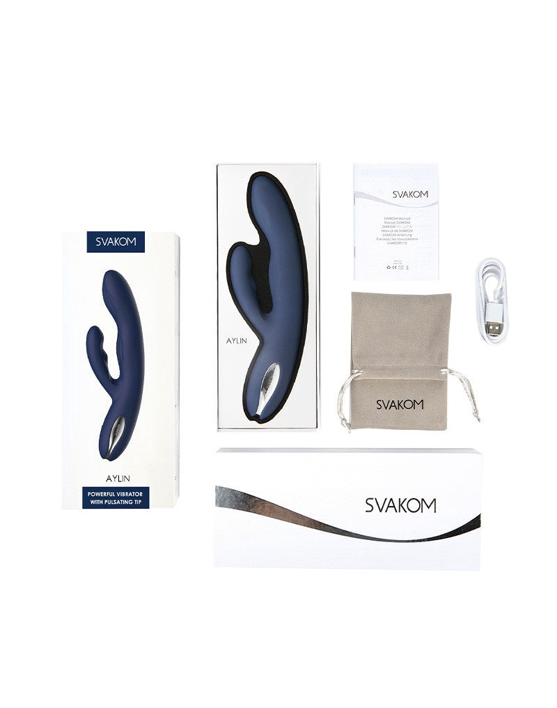 SVAKOM AYLIN RABBIT VIBRATOR MET PULSERENDE TIP