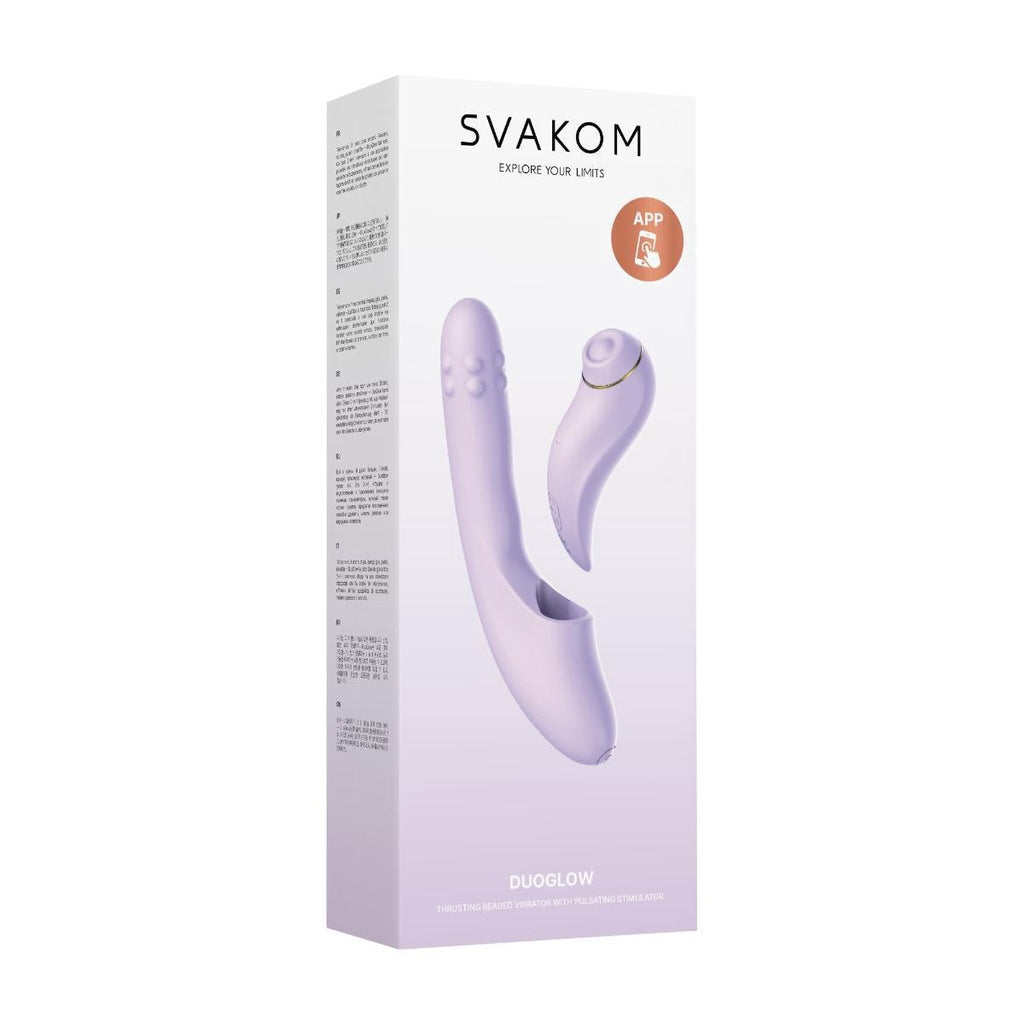 Svakom – DuoGlow App Controlled Vibrator – Paars