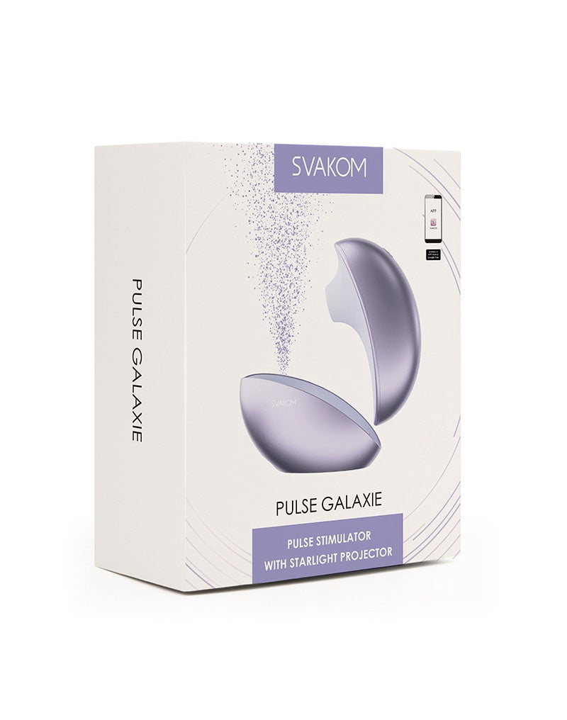 SVAKOM PULSE GALAXIE LUCHTDRUK VIBRATOR LILA