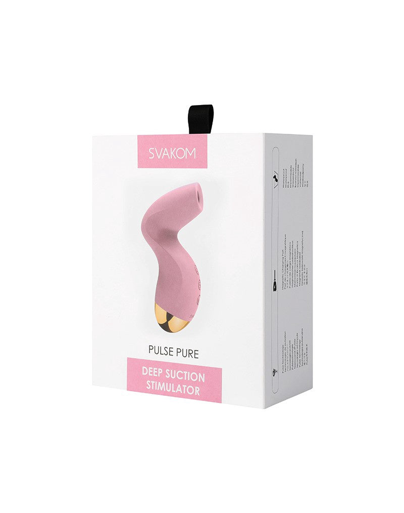 SVAKOM PULSE PURE LUCHTDRUK VIBRATOR ROZE