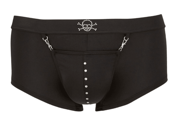Svenjoyment Zwarte boxer met zakdetail