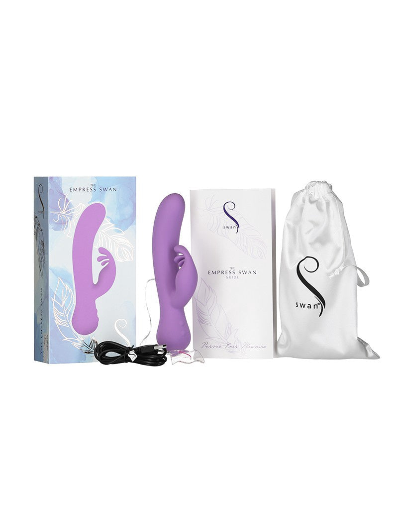 SWAN SPECIAL EMPRESS RABBIT VIBRATOR LILA