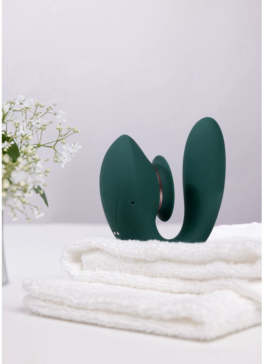 Twitch 3 Rechargeable Vibrator and Suction Forest