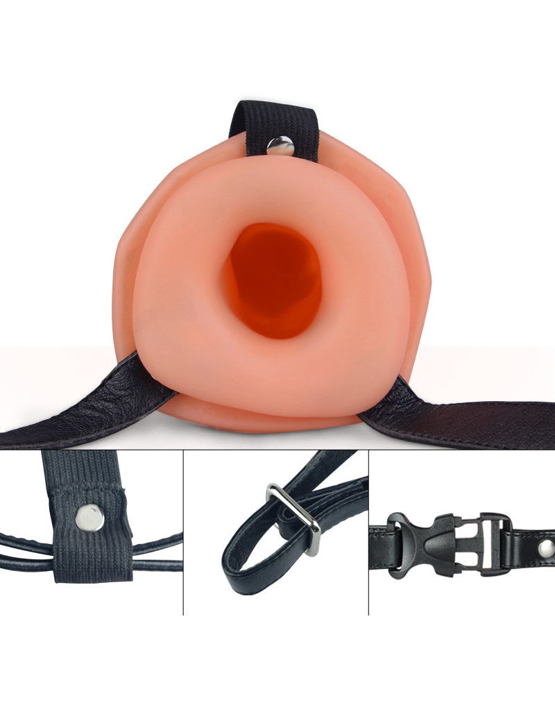 UNISEX HOLLOW STRAP ON 6.5"