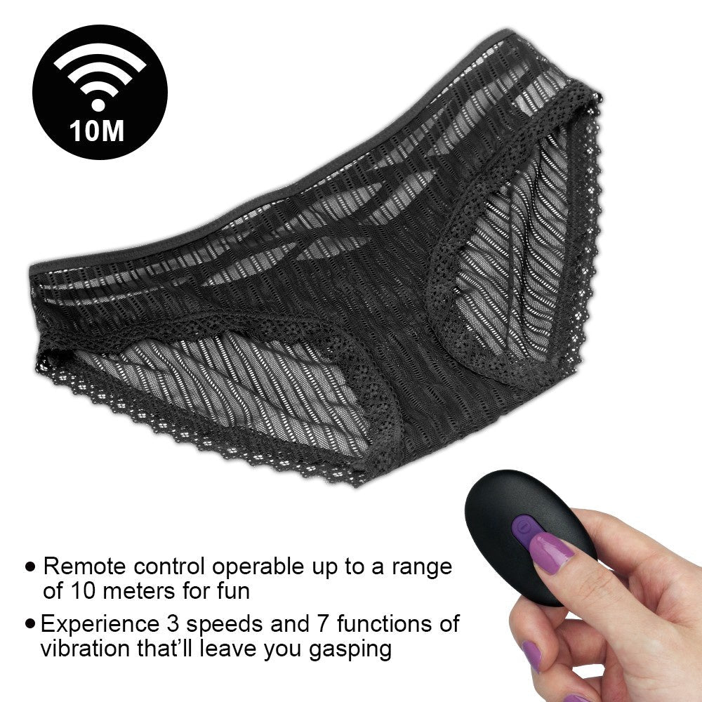 VIBRO PANTS IJOY OPLAADBARE AFSTANDSBEDIENING VIBREREND SLIPJE