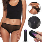 VIBRO PANTS IJOY OPLAADBARE AFSTANDSBEDIENING VIBREREND SLIPJE