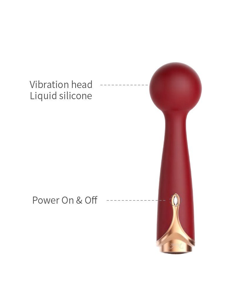 VIOTEC FIRELICK MINI WAND VIBRATOR GOUD  en amp WIJNROOD