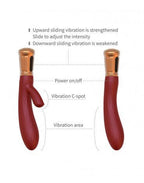 VIOTEC  MINA RABBIT VIBRATOR GOUD WIJNROOD