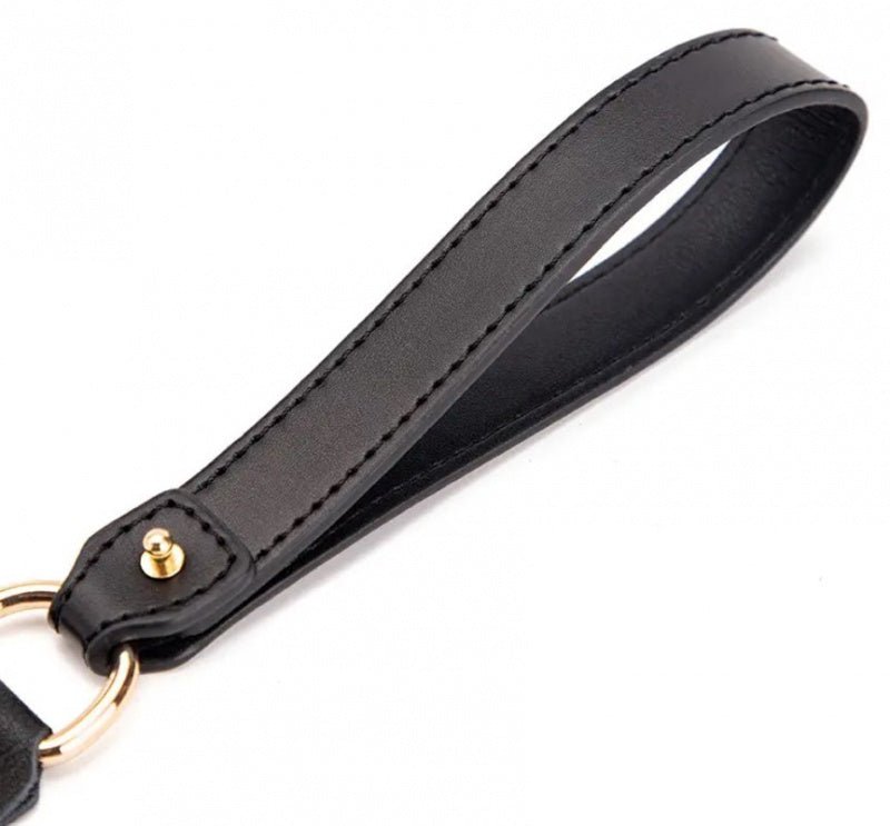 Whip Black Fetish Black 45 cm