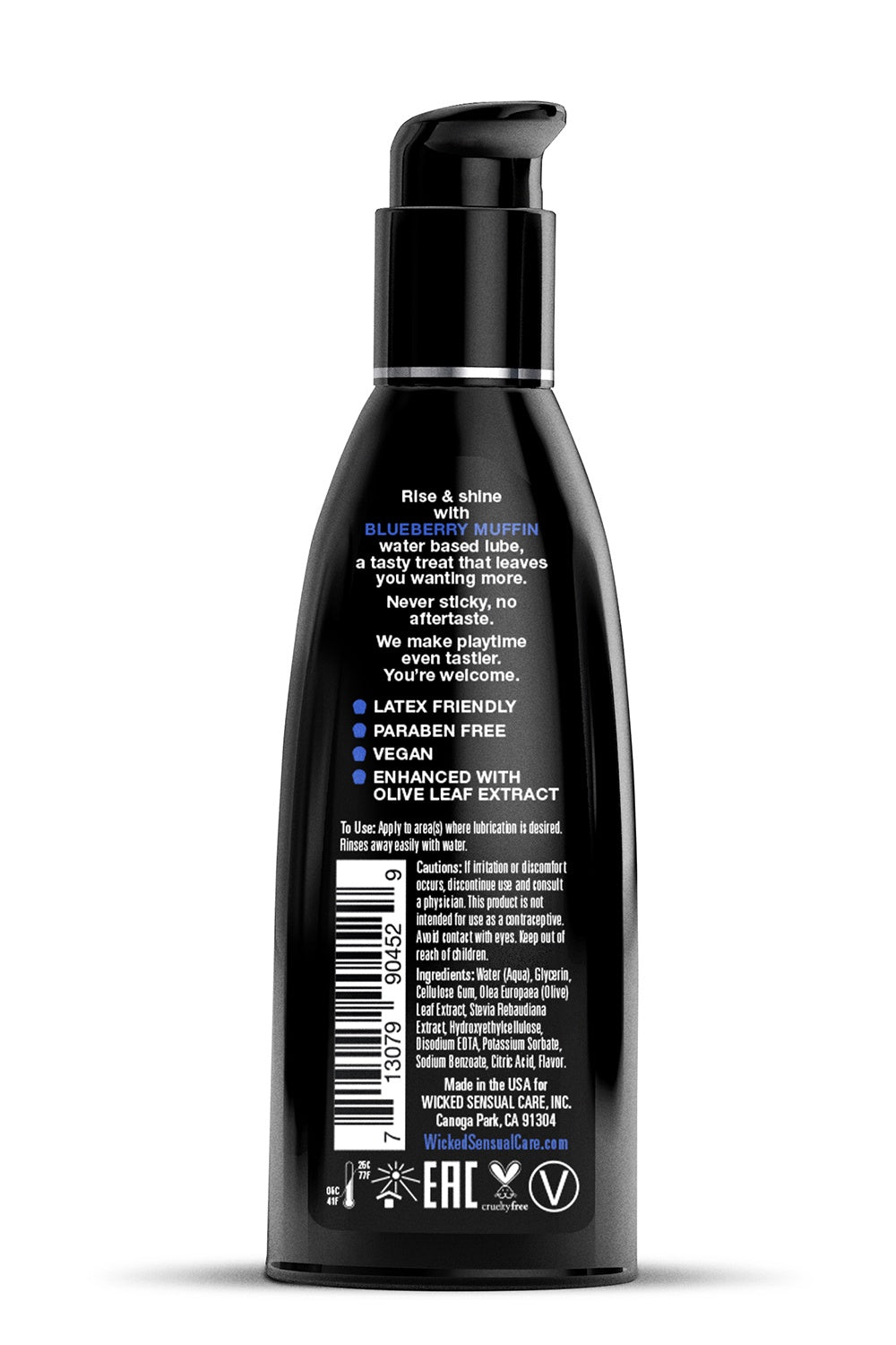 WICKED AQUA BLUEBERRY MUFFIN LUBE 60ML