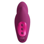 Yuki  Dual Motor G-Spot Vibrator met Masserende Kralen Roze