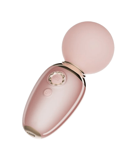 ZALO - Ava - Verwarming Mini Wandvibrator (met appbediening) - Lichtroze