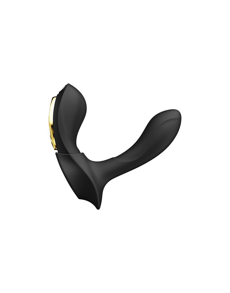 ZALO - AYA - DRAAGBARE VIBRATOR MET AFSTANDSBEDIENING - ZWART