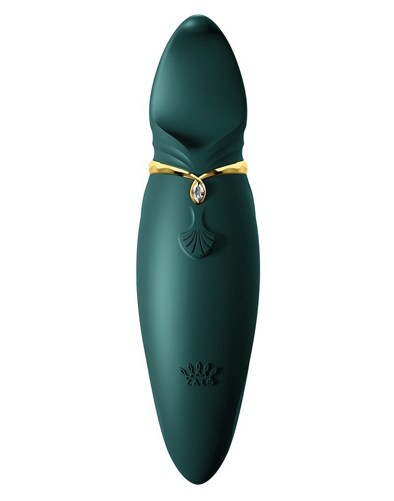 ZALO HERO JEWEL GREEN CLITORAL PULSEWAVE MASSAGER