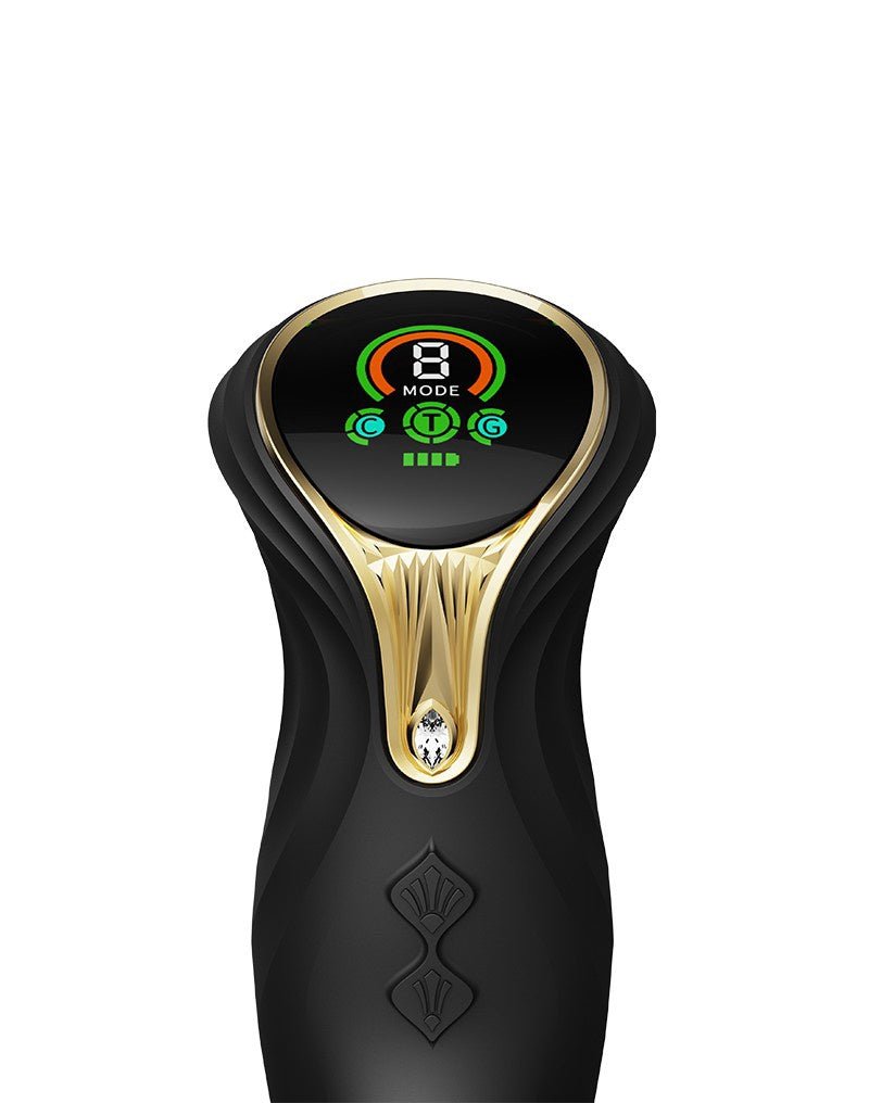 ZALO MOSE THRUSTING RABBIT VIBRATOR ZWART