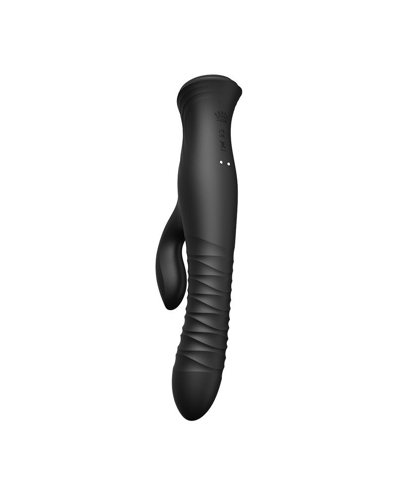 ZALO MOSE THRUSTING RABBIT VIBRATOR ZWART