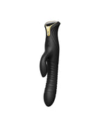 ZALO MOSE THRUSTING RABBIT VIBRATOR ZWART